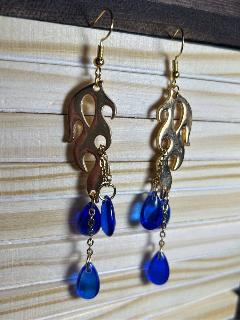 3/$25 Fire Flame Drop Earrings
